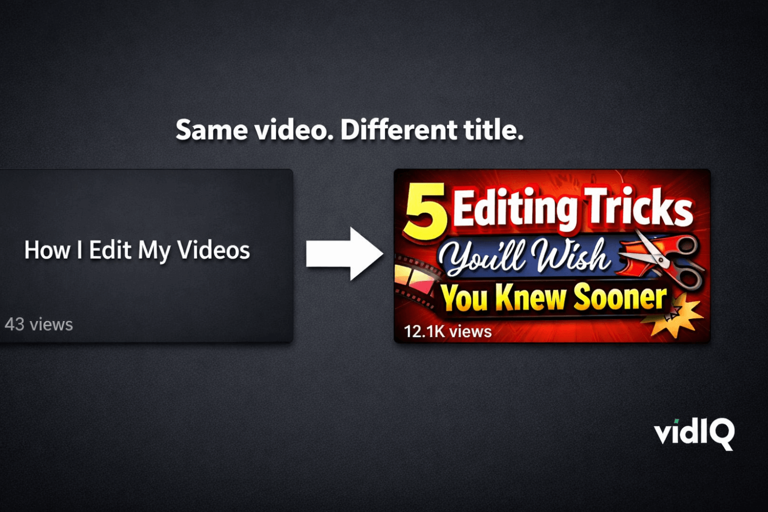 📈 Peu de clics ? vidIQ montre ce qui ne va pas et comment y remédier rapidement.