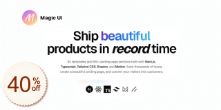 Magic UI Discount Coupon Code