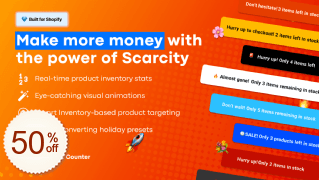 Scarcity Low Stock Counter Discount Coupon Code