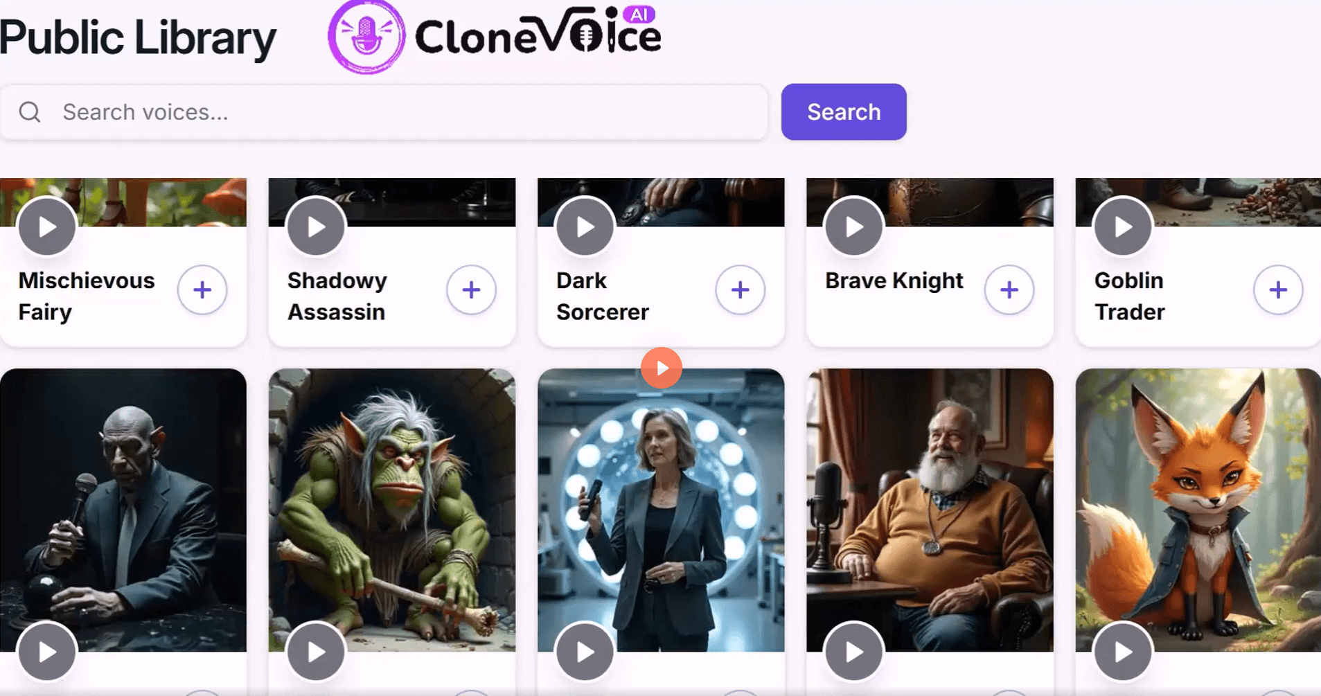 CloneVoiceAI Screenshot