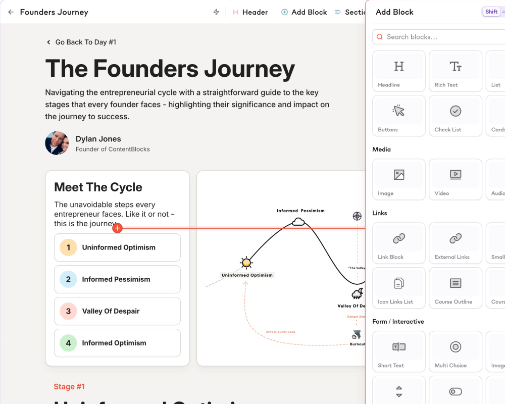 ContentBlocks Screenshot