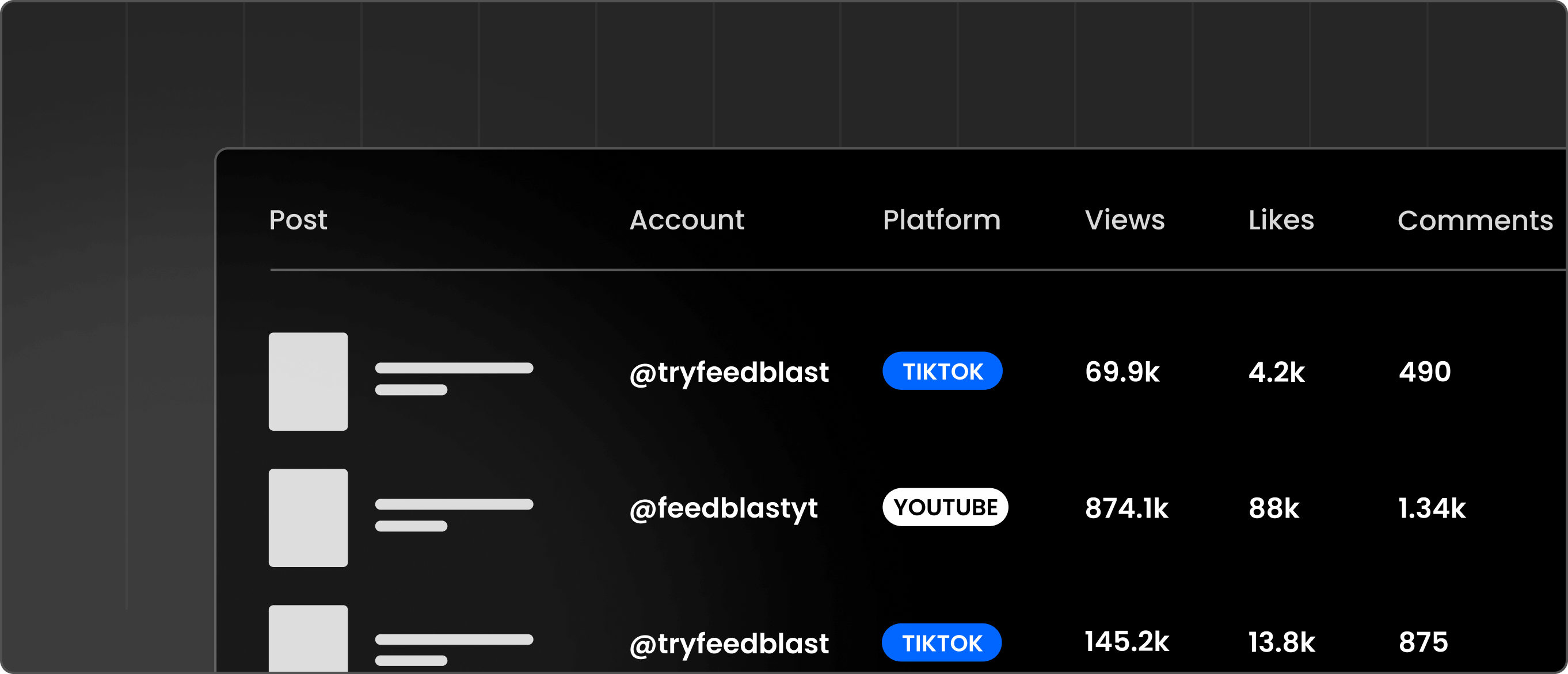 FeedBlast Screenshot