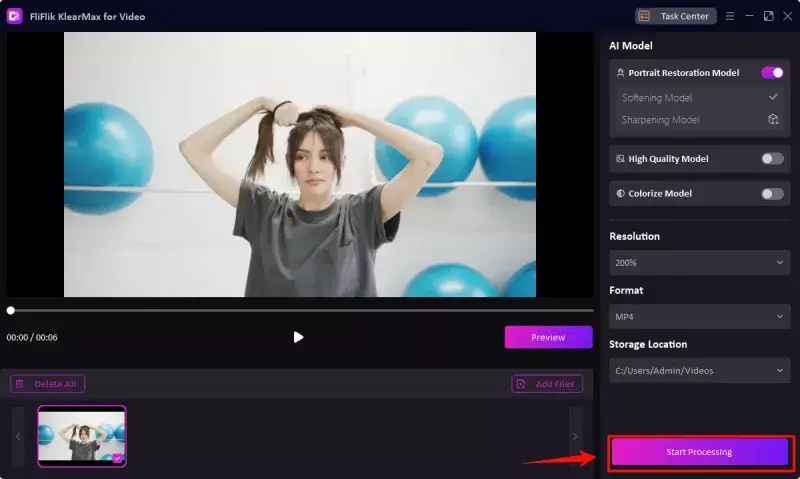 FliFlik KlearMax for Video Screenshot