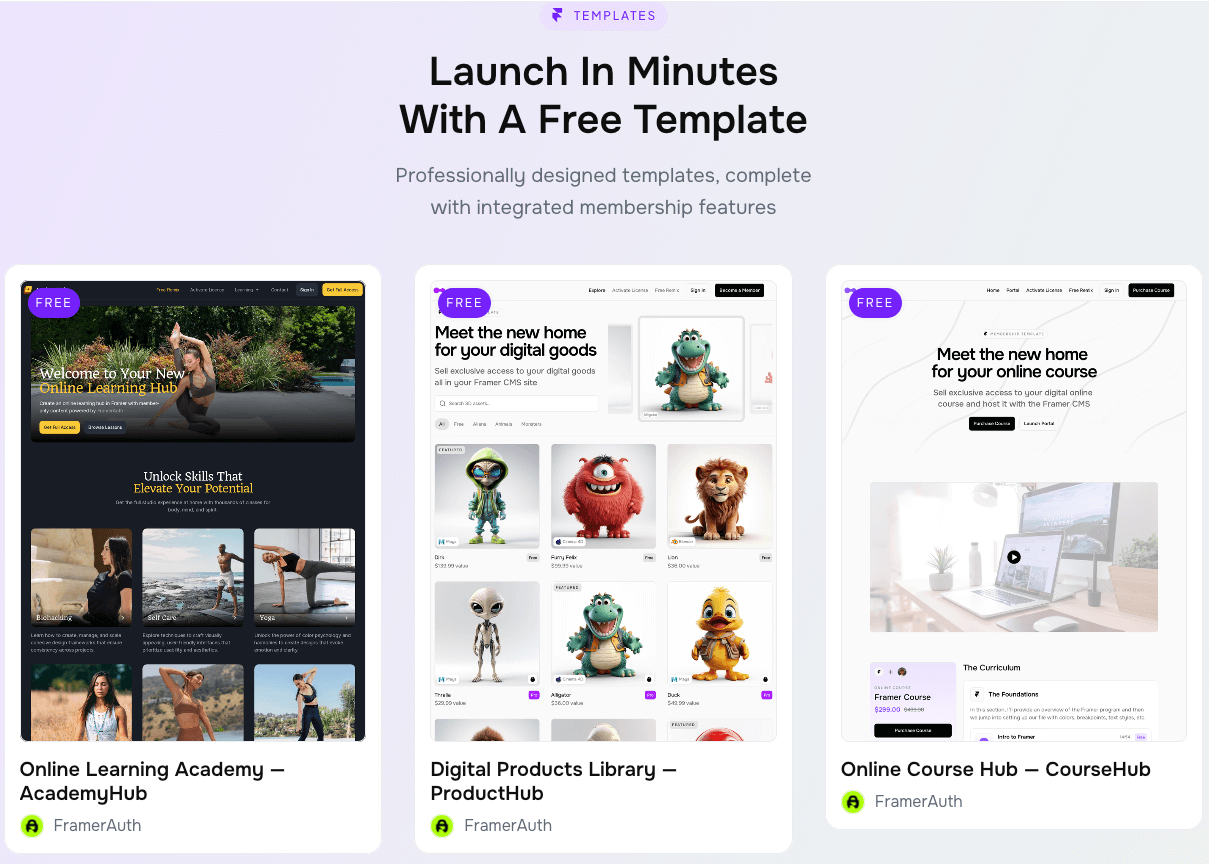 FramerAuth Screenshot