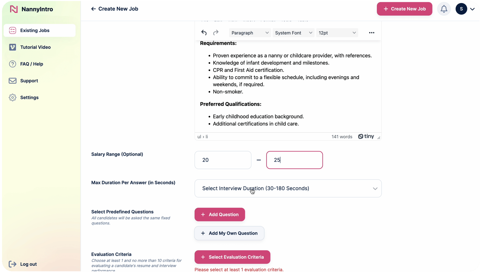 NannyIntro Discount Coupon Code