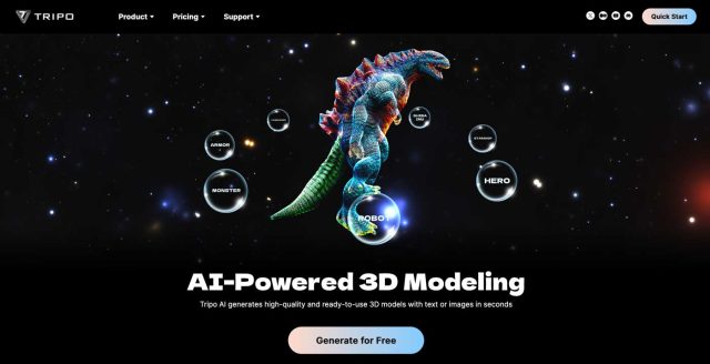 Tripo AI Screenshot