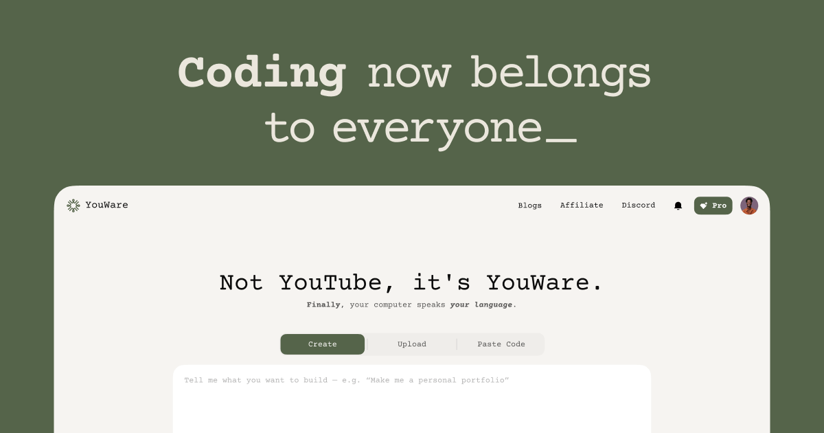 YouWare Discount Coupon Code
