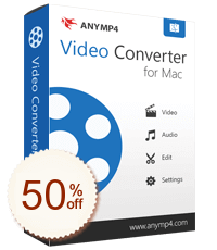 AnyMP4 Convertisseur Vidéo pour Mac Discount Coupon Code