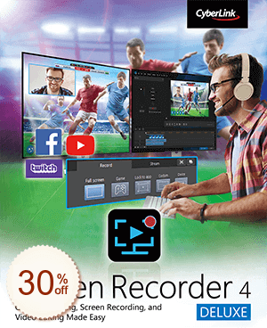CyberLink Screen Recorder Code coupon de réduction