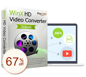 WinX HD Video Converter Deluxe Code coupon de réduction