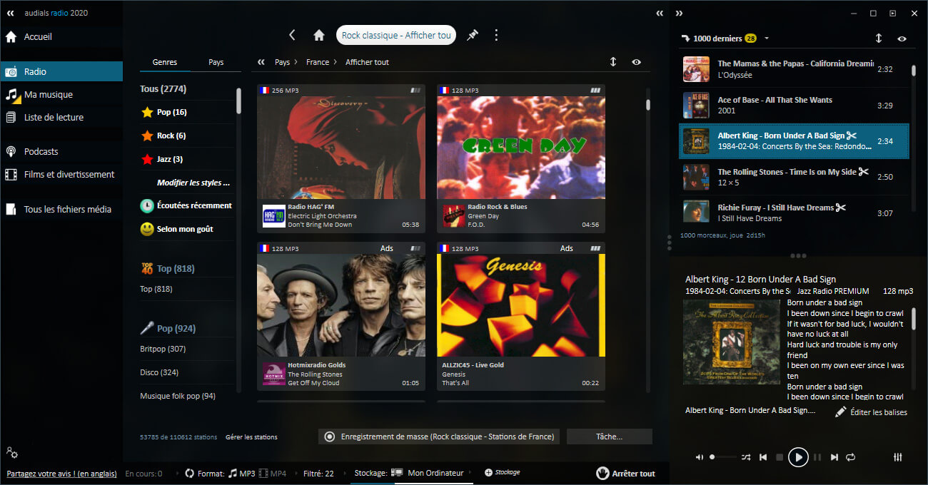 Audials Radio Screenshot