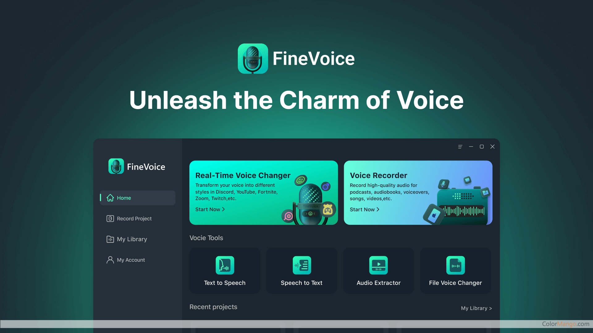 FineVoice Screenshot