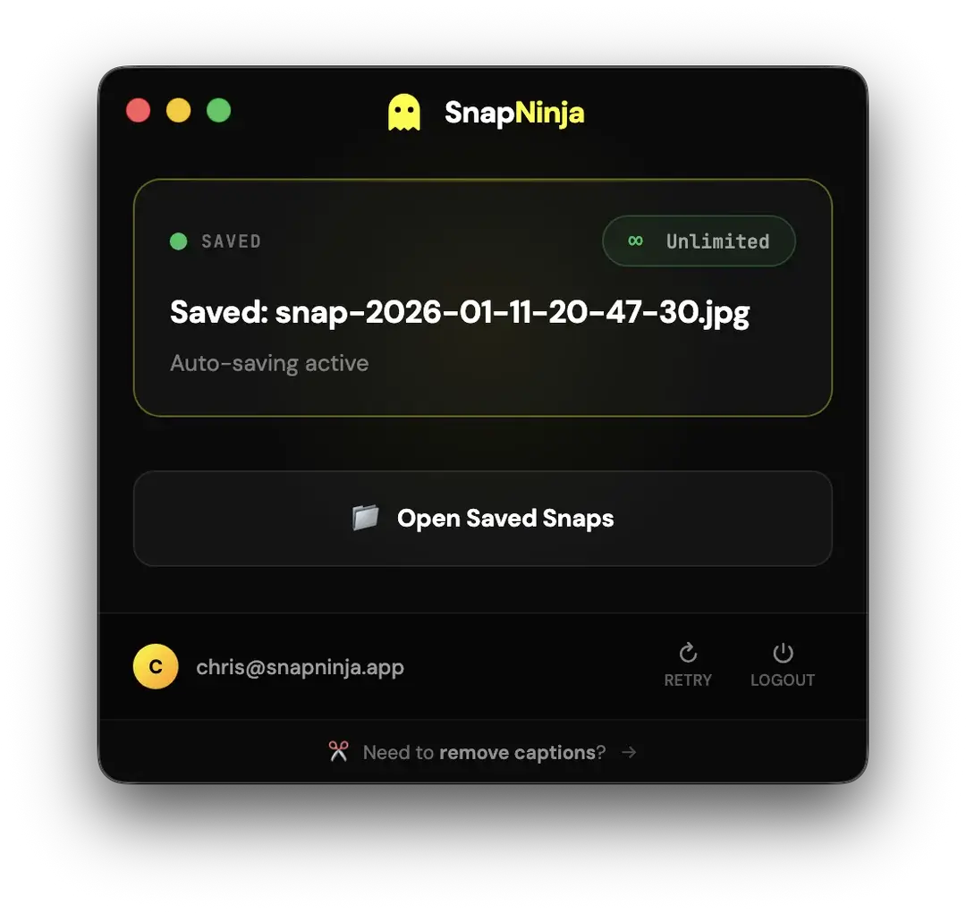 SnapNinja Screenshot