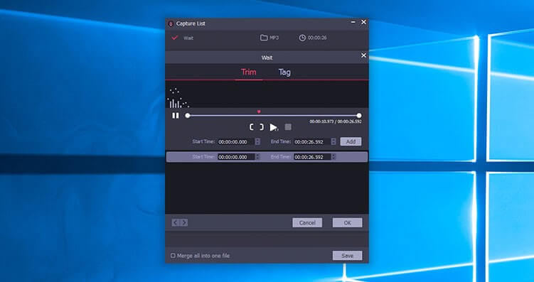 TunesKit Audio Capture Screenshot
