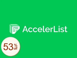 AccelerList Code coupon de réduction