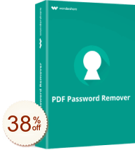 Wondershare PDF Password Remover Discount Coupon Code