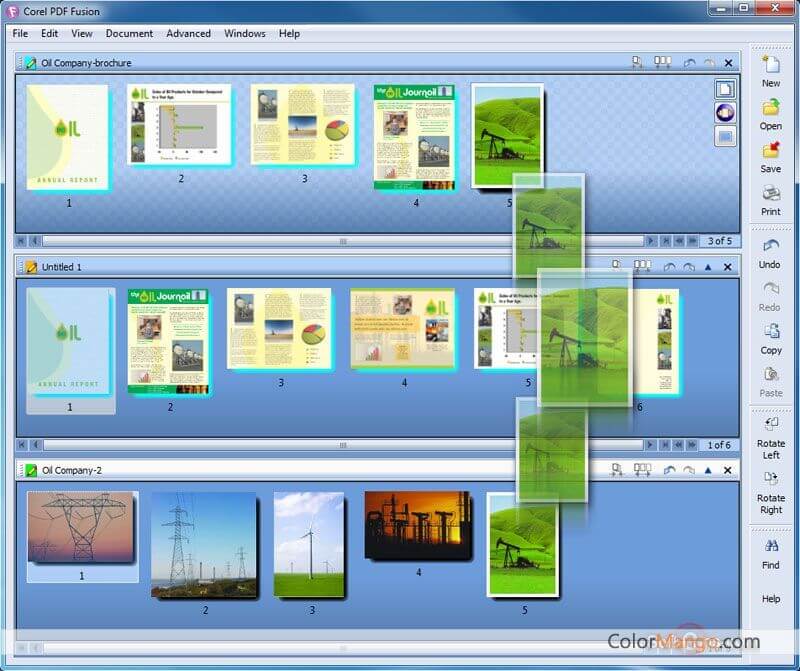 Corel PDF Fusion Screenshot