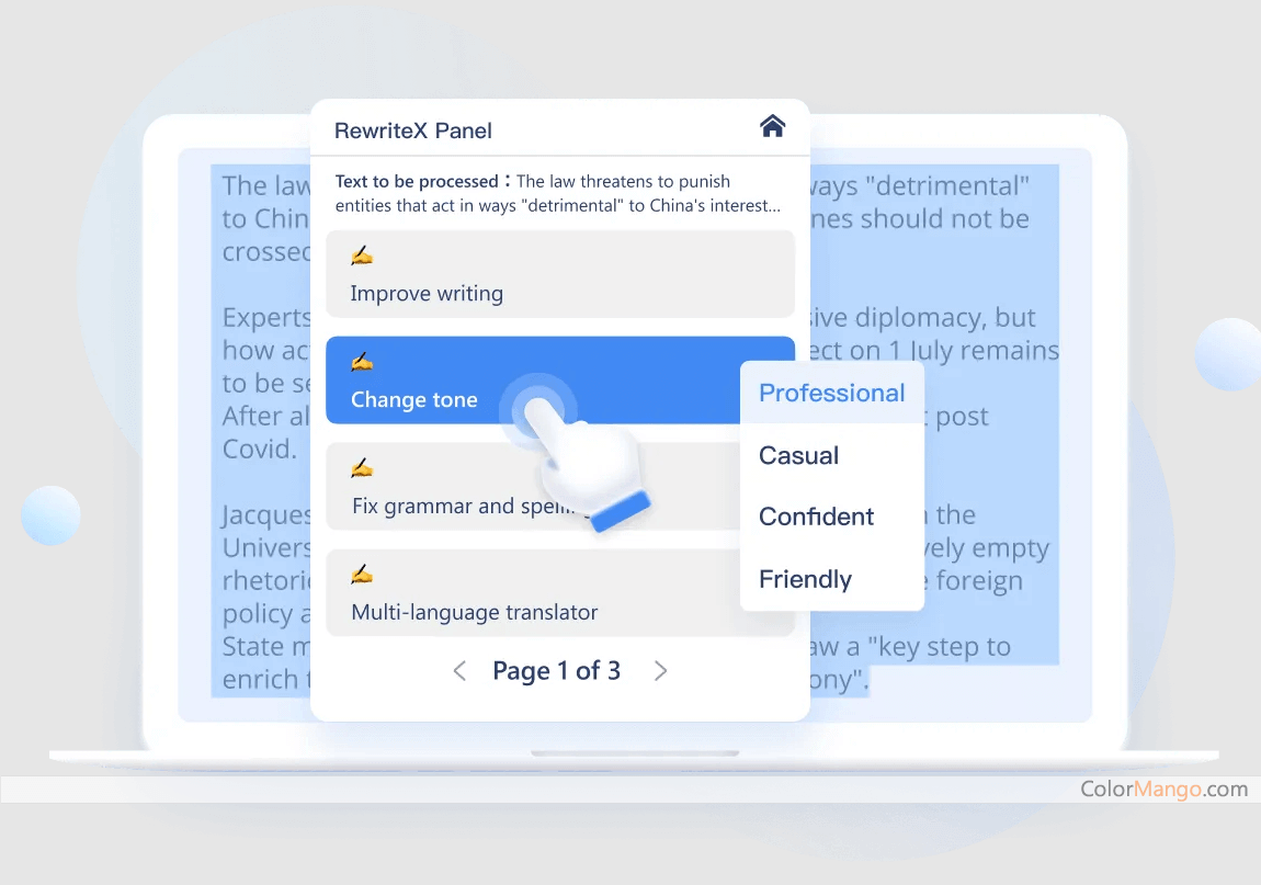 iMyFone RewriteX Screenshot