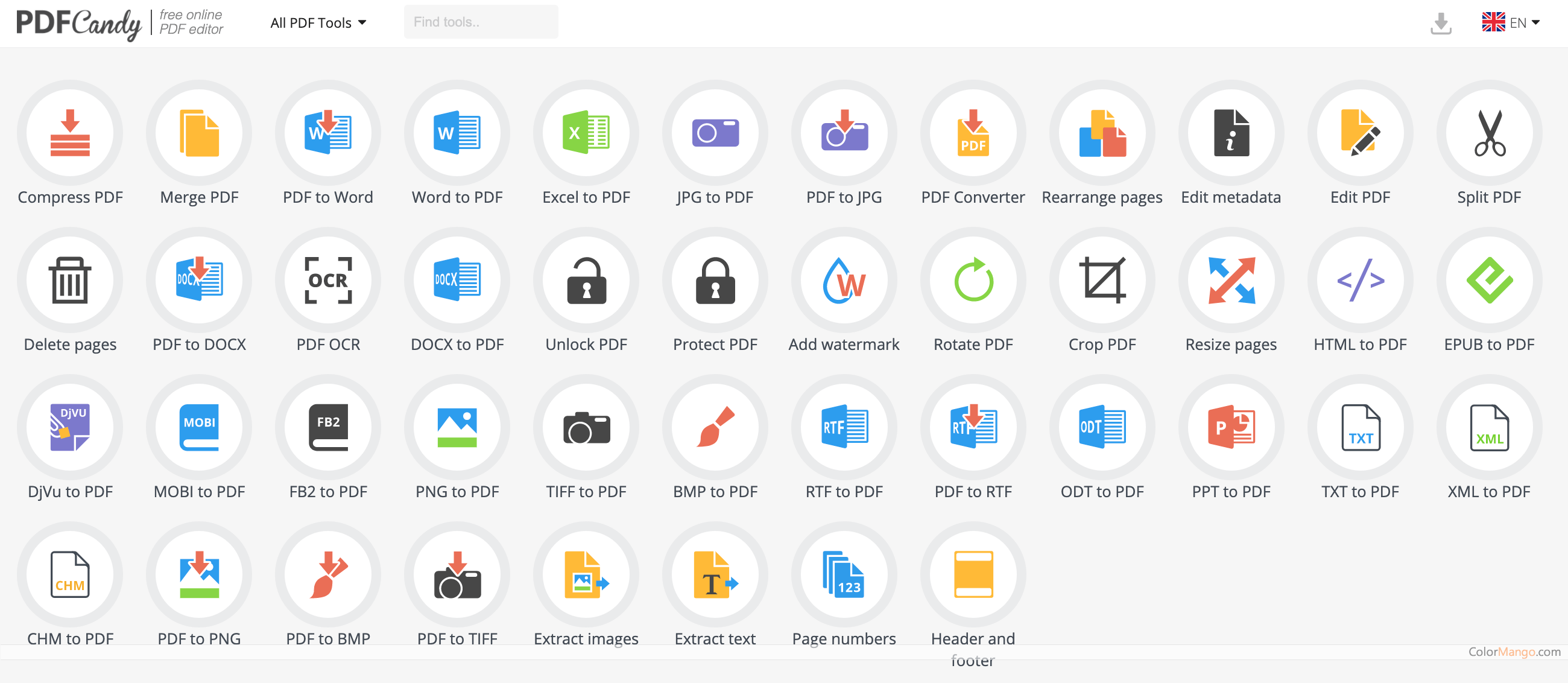 PDF Candy Screenshot