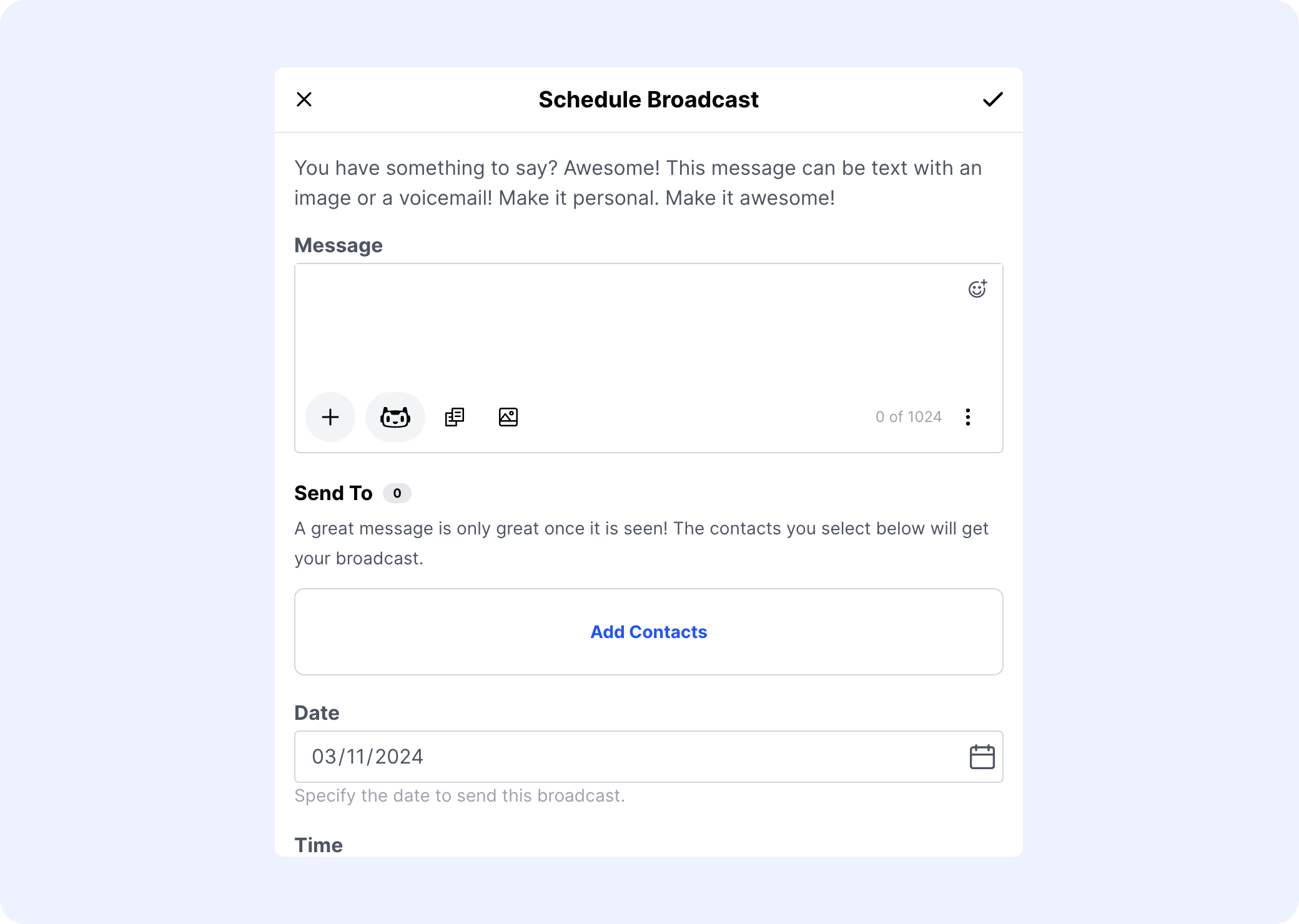 Project Broadcast Screenshot