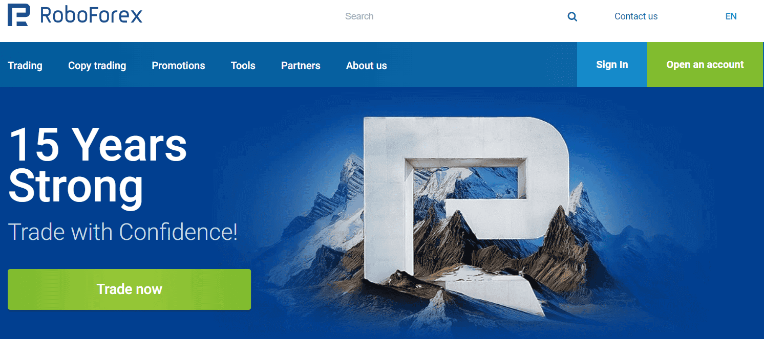 RoboForex Screenshot