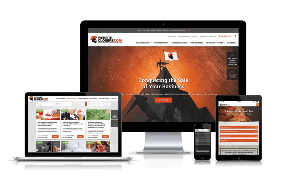 Website Closers Screenshot