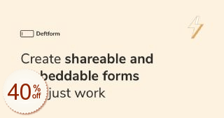 Deftform Discount Coupon Code