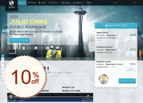 Julio CMMS for Joomla Code coupon de réduction