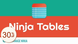 Ninja Tables Discount Coupon Code