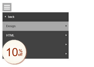 Responsive Multi Level Menu Discount Coupon Code