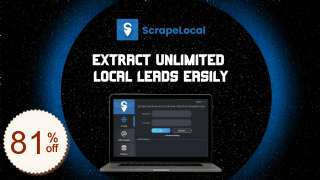Scrapelocal Code coupon de réduction
