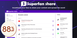Superfan Share Code coupon de réduction