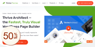 Thrive Architect Code coupon de réduction