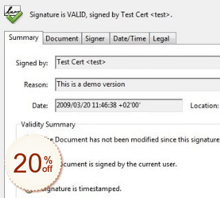 Time Stamp Server Code coupon de réduction