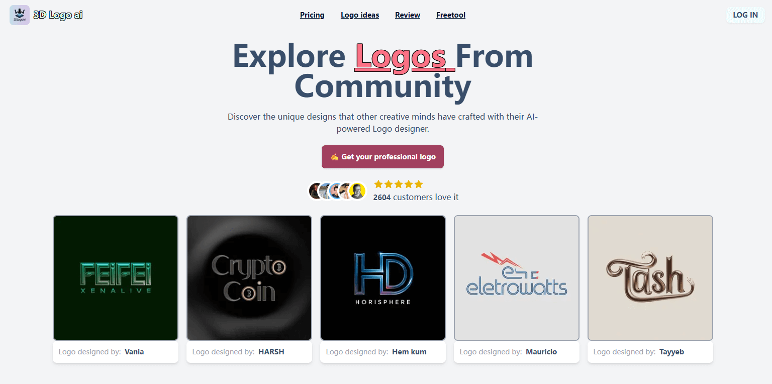 3DLogo AI Screenshot