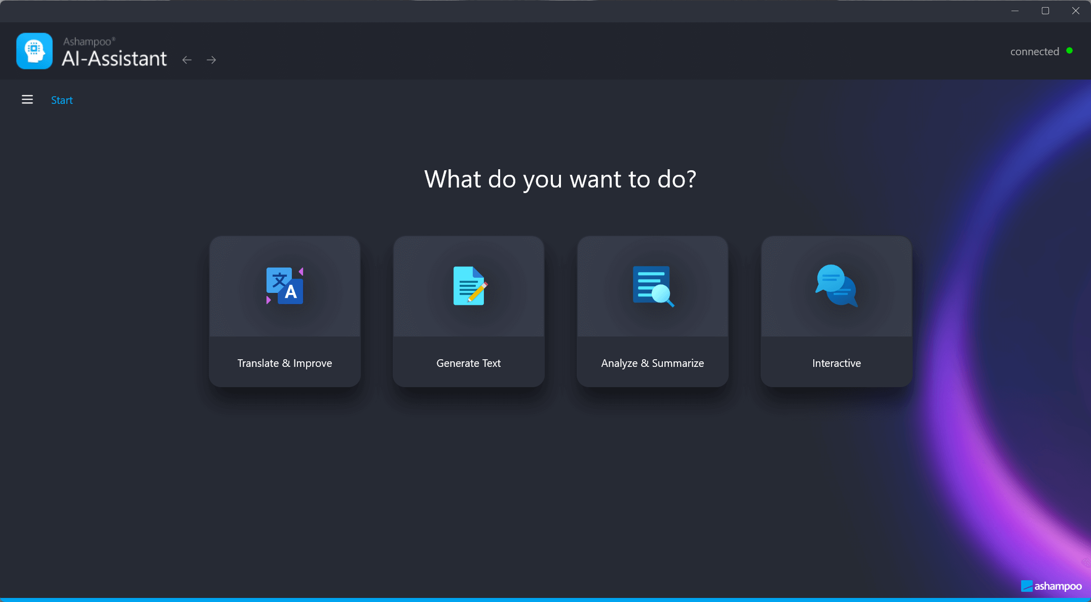 Ashampoo AI Assistant Screenshot