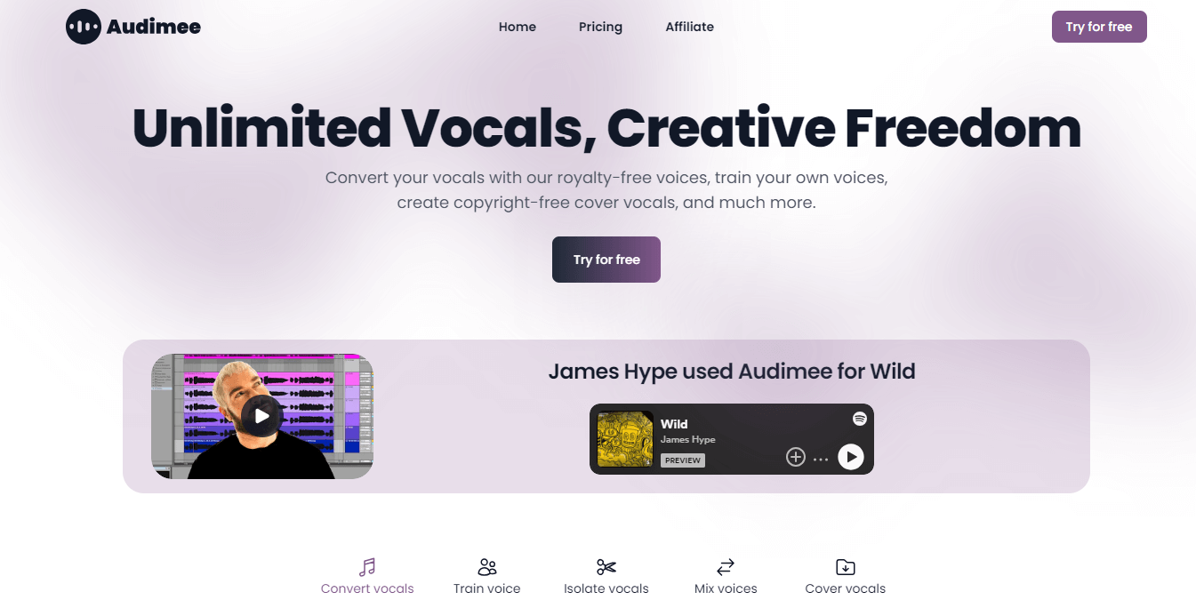 Audimee Screenshot