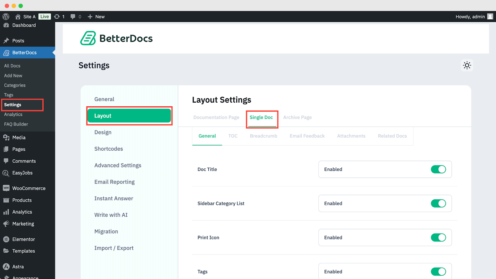 BetterDocs Screenshot
