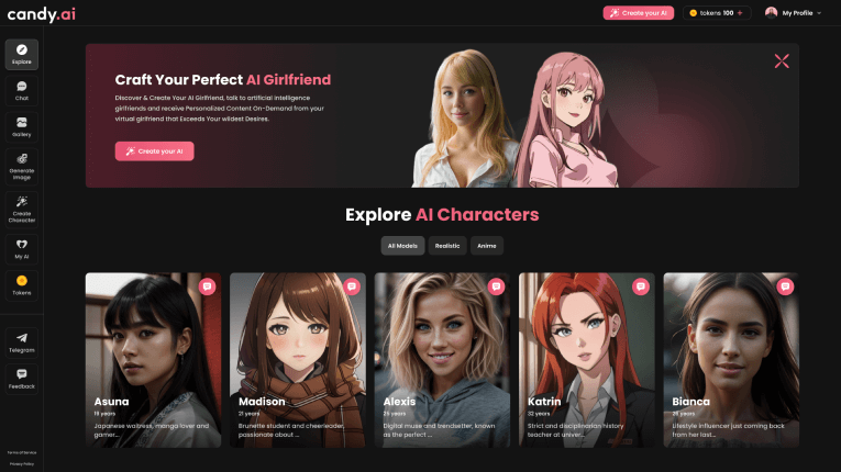 Candy.ai Screenshot