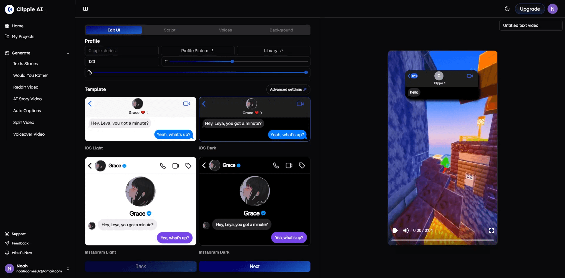 Clippie AI Screenshot