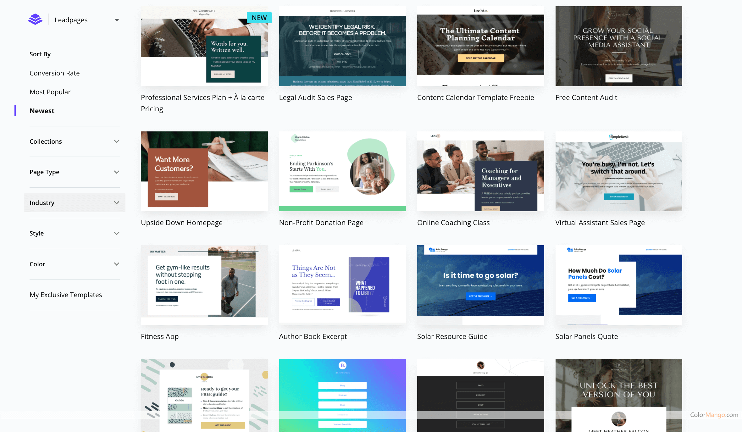 Leadpages Screenshot