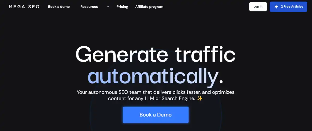 MEGA SEO Screenshot