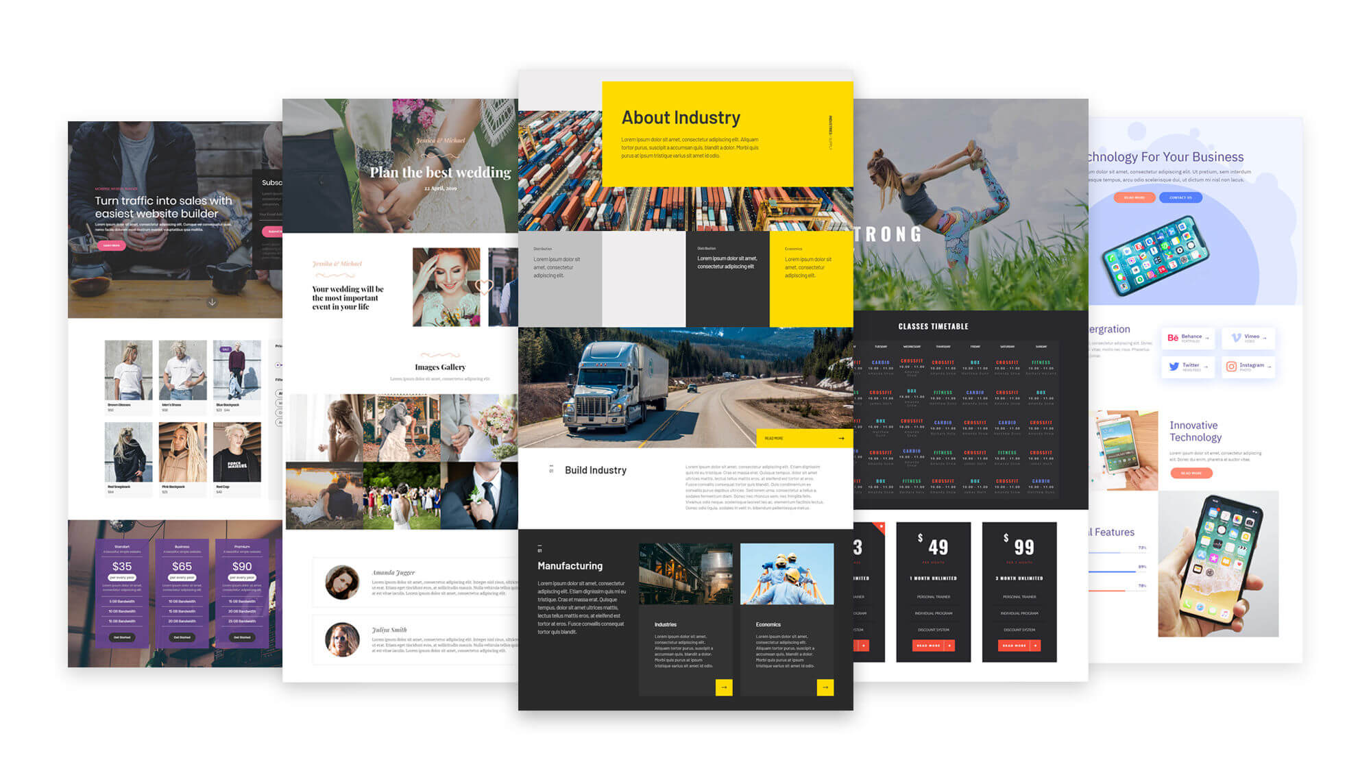 Mobirise Website Builder Screenshot