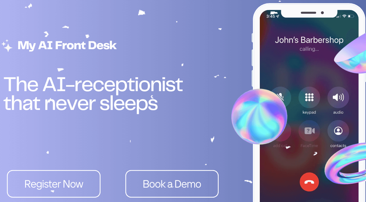 My AI Front Desk Screenshot