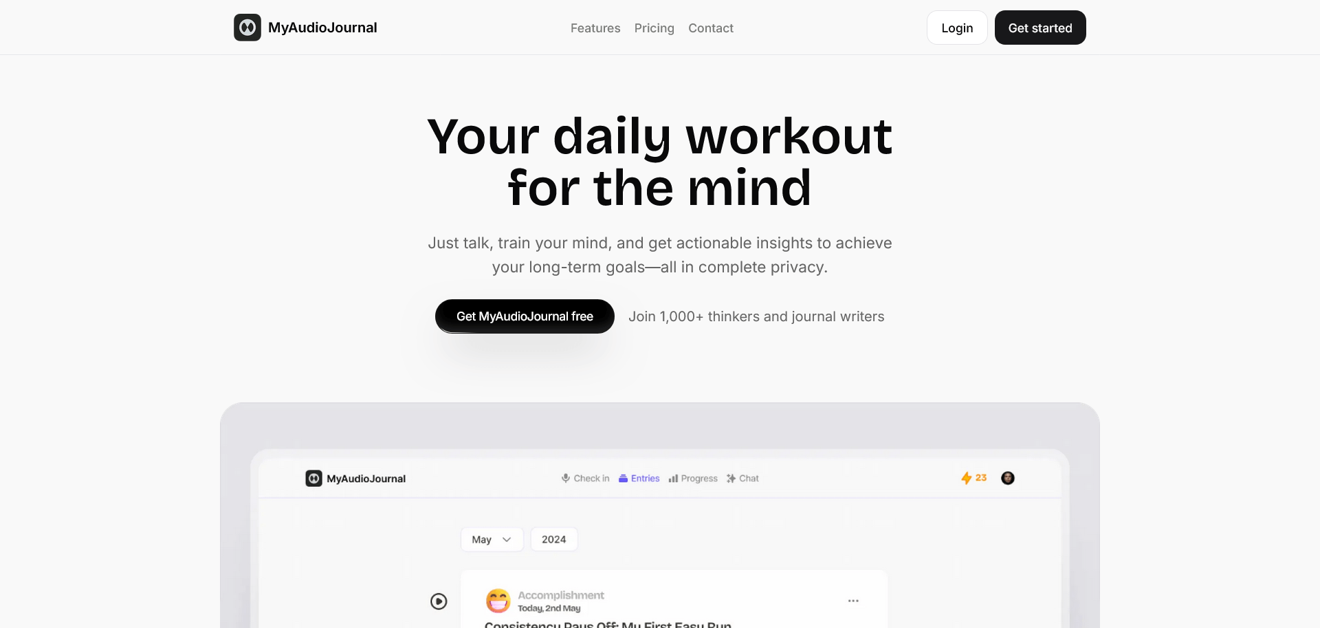 MyAudioJournal Screenshot