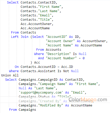 ODBC Driver for Zoho CRM Screenshot