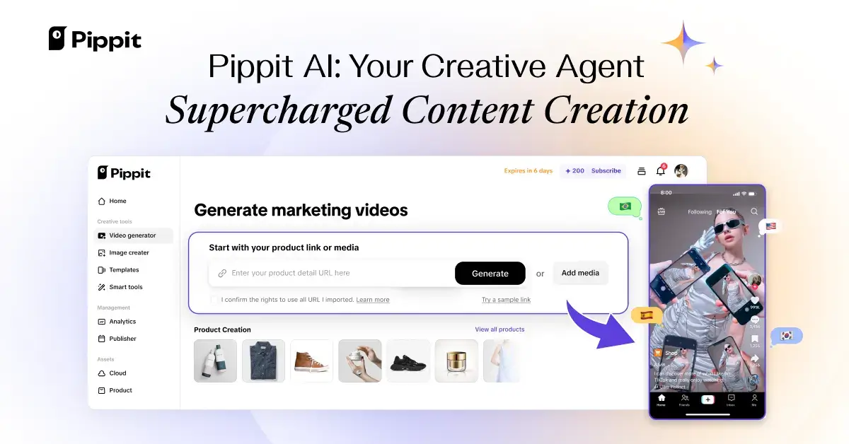 Pippit AI Screenshot
