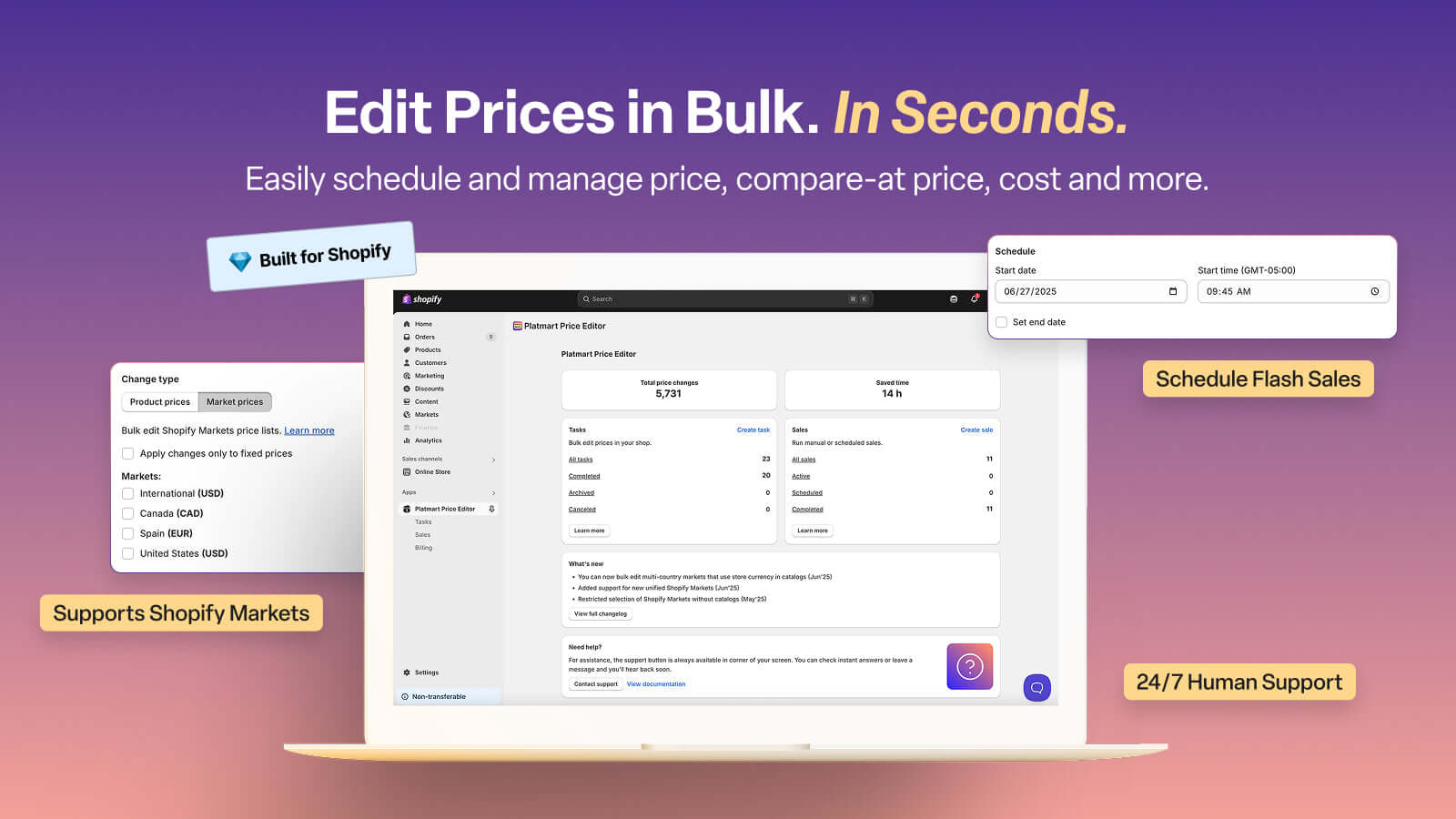 Platmart Bulk Price Editor Screenshot