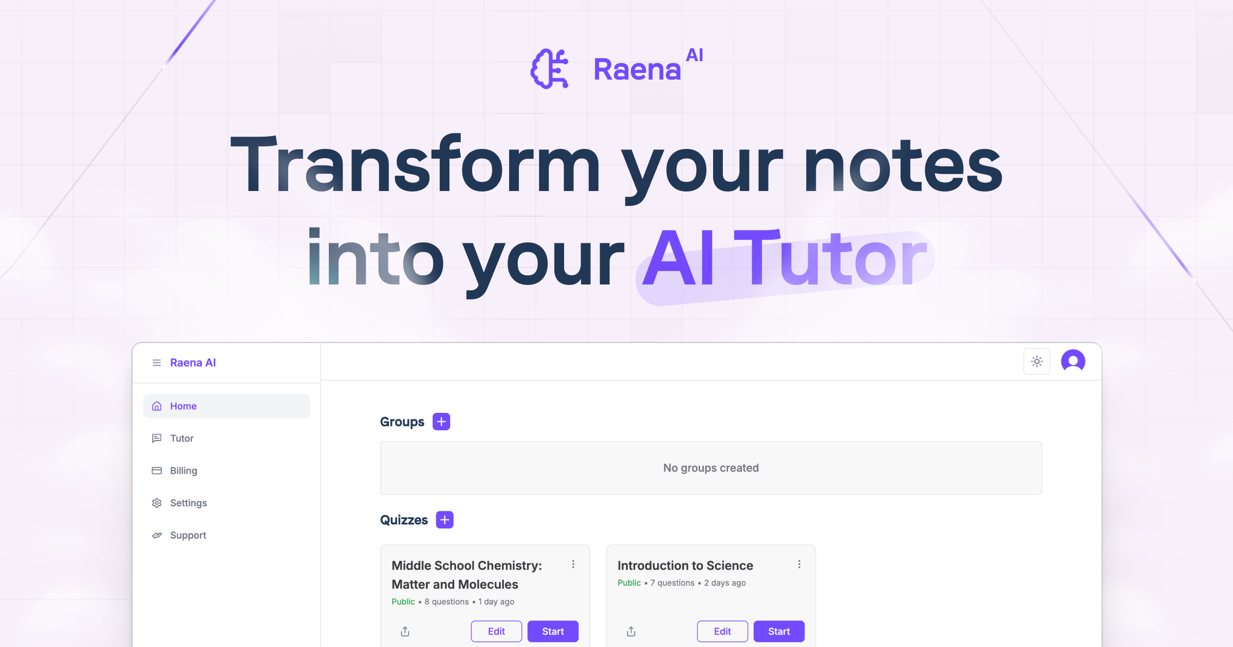 Raena AI Screenshot