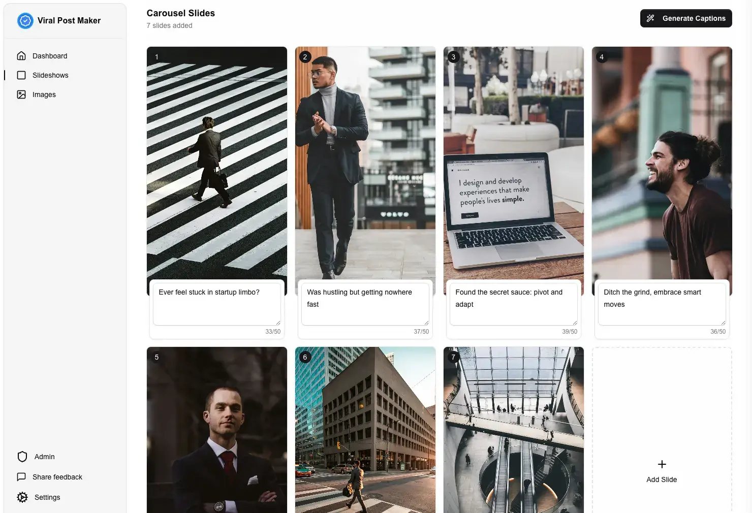 SlideReels Screenshot